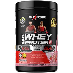 Six Star - Whey Protein Plus - Strawberry Smoothie - 2.0lbs
