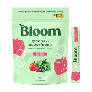 Bloom Nutrition - Bloom Greens - Berry - 15.0servings