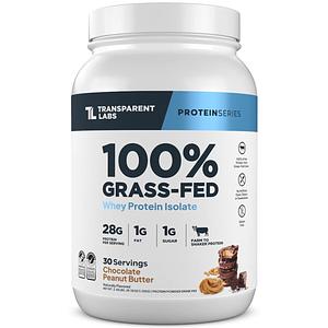 Transparent Labs - Grass-Fed Whey Protein Isolate - Chocolate Peanut Butter - 2.45lbs