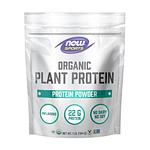 NOW Foods - Organic Plant Protein - Unflavored - 1.0lb