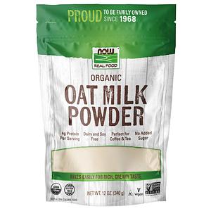 NOW Foods - Oat Milk Powder - Unflavored - 12.0oz