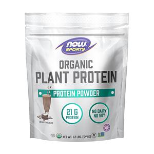 NOW Foods - Organic Plant Protein - Creamy Chocolate - 1.2lbs